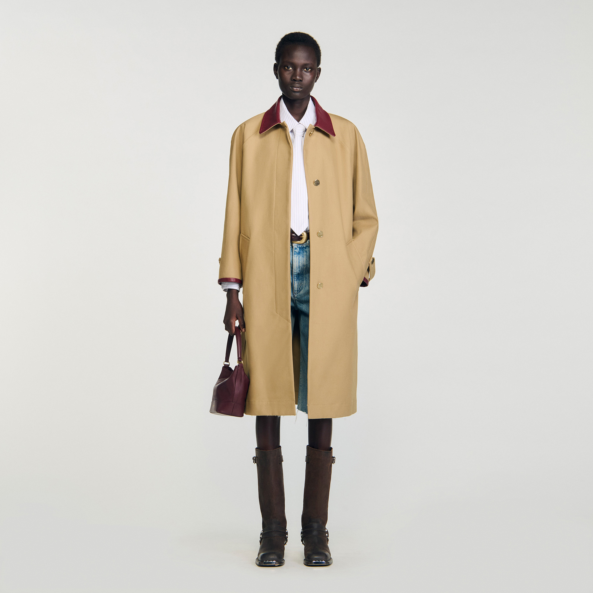 cioran l'inconnu PARIS Overcoat コート Sandro_SFPOU00784-16_F_1.jpg