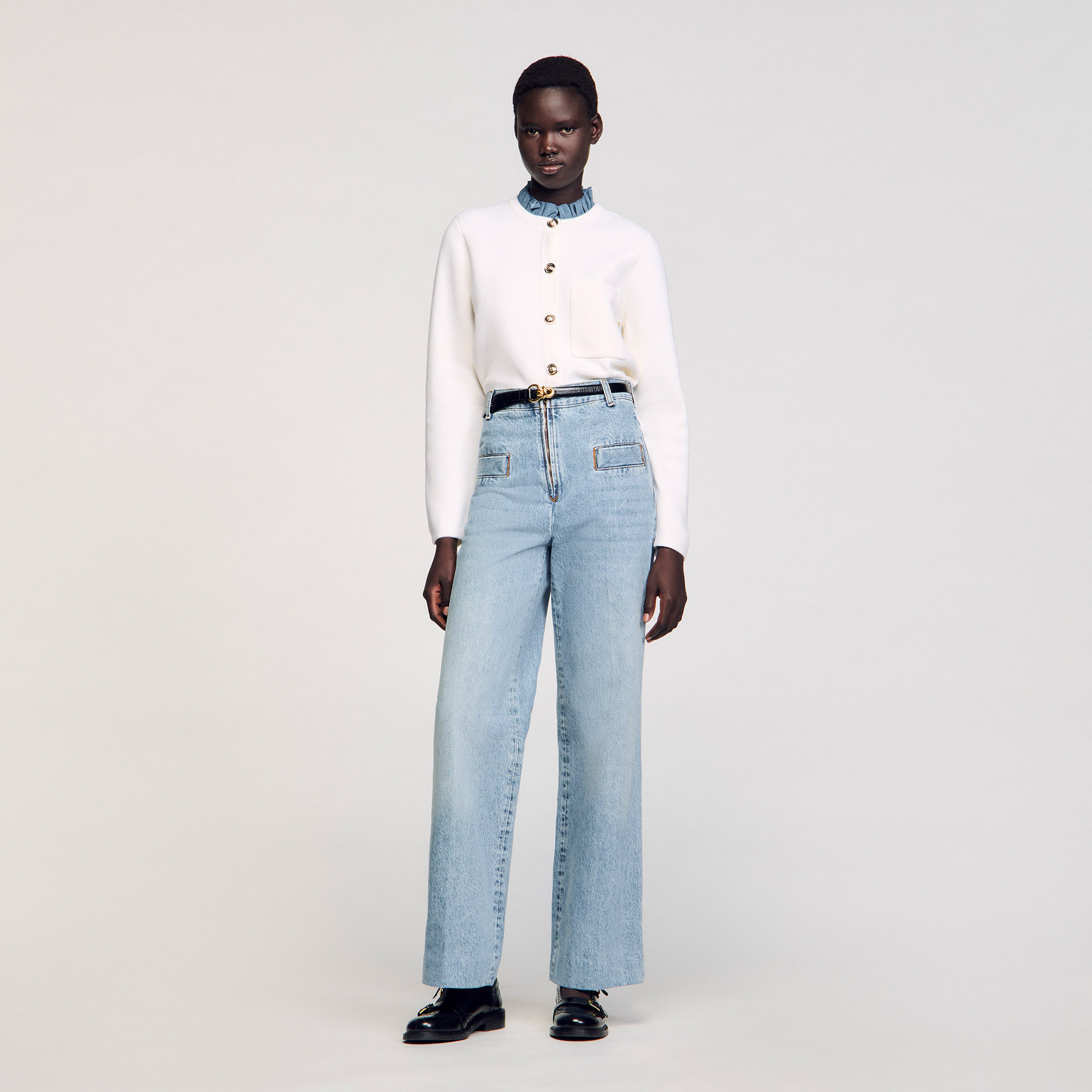 Wide-leg jeans Sandro RE