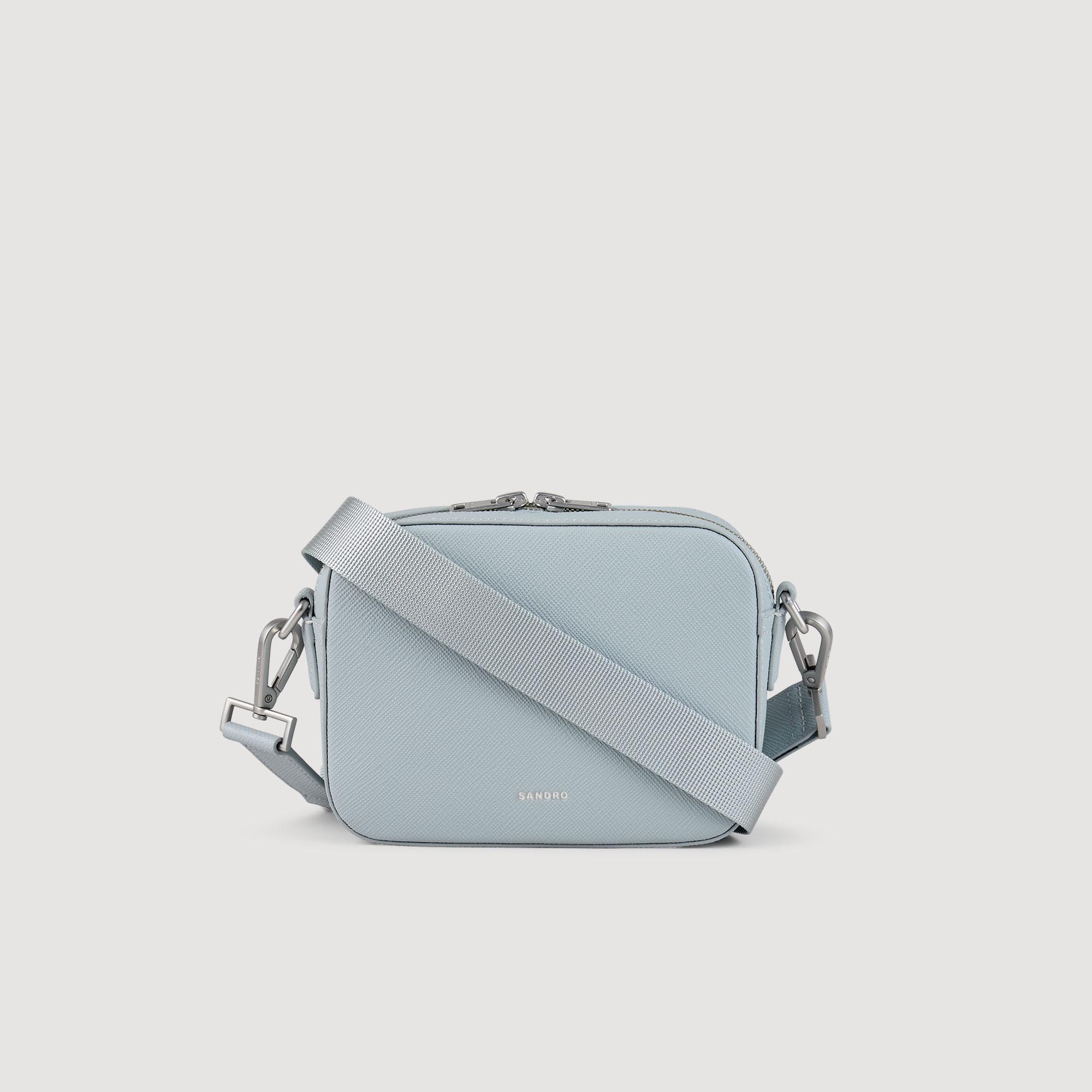 Sandro bag サンドロ サンドロパリ Small reconstituted leather bag blue for Men | Sandro Paris
