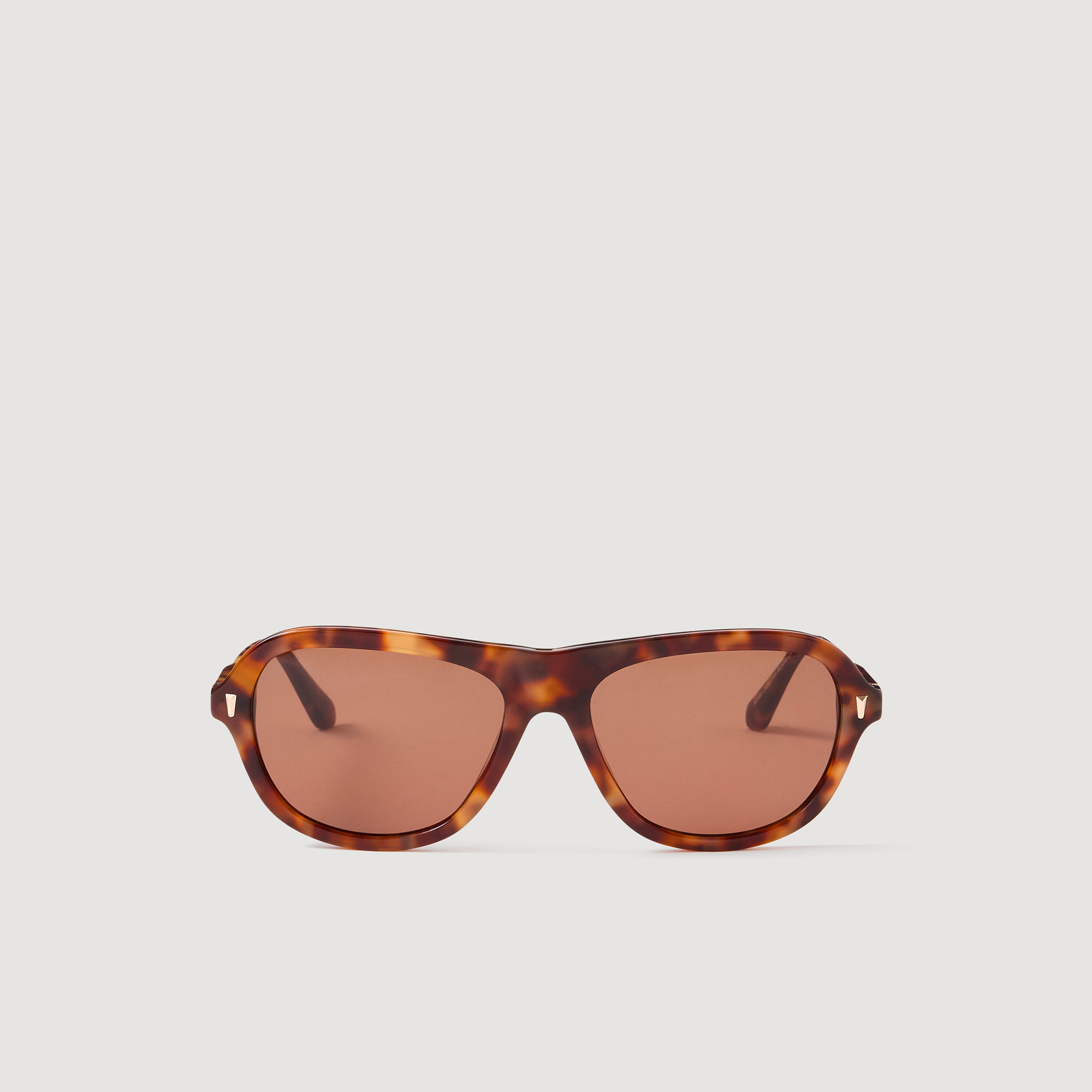 Women\'s Oversized Stendhal Paris Sunglasses in Light Brown Saint – DAX Eyewear main image 3