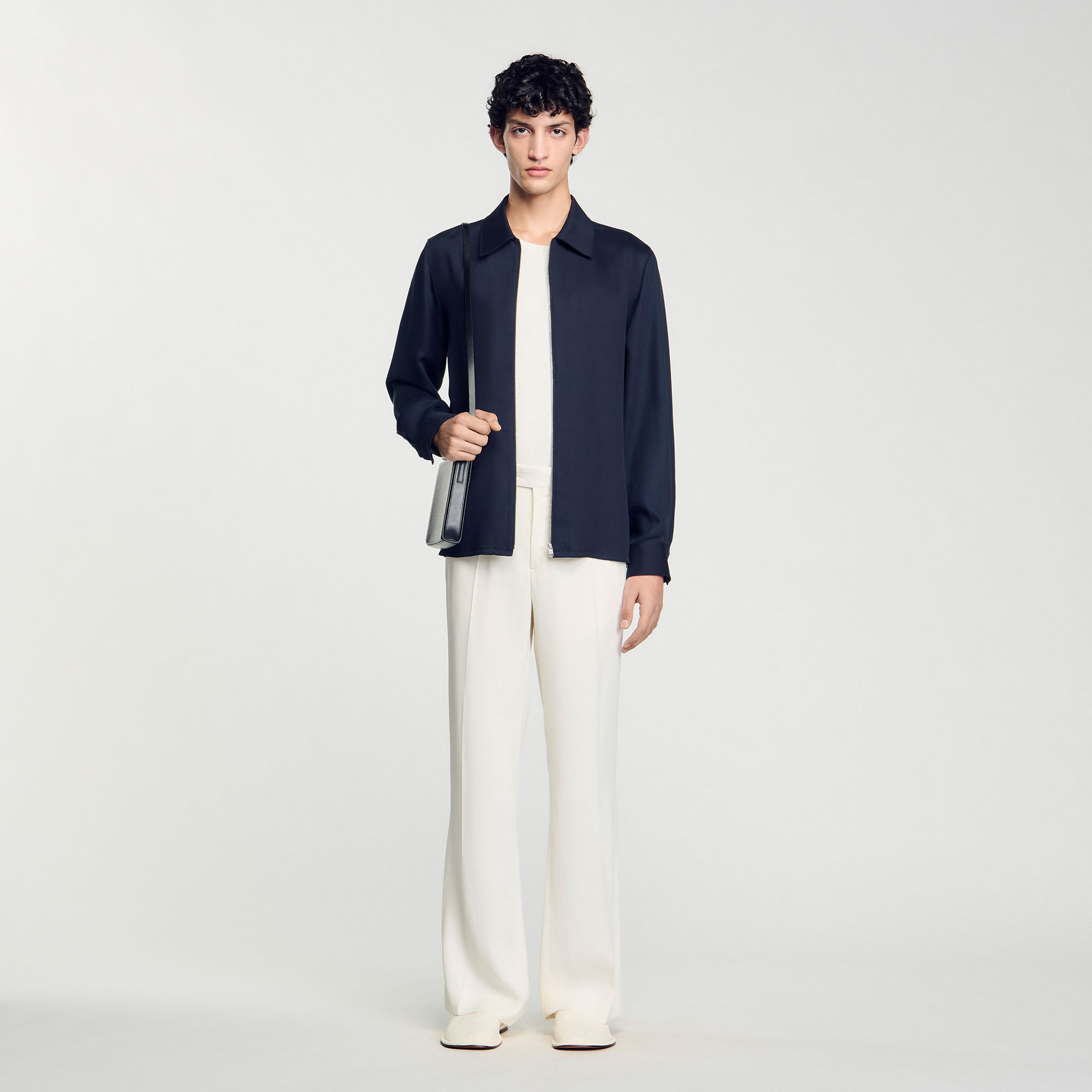 CONSISTER FULL ZIP UP SHIRT ジップシャツ