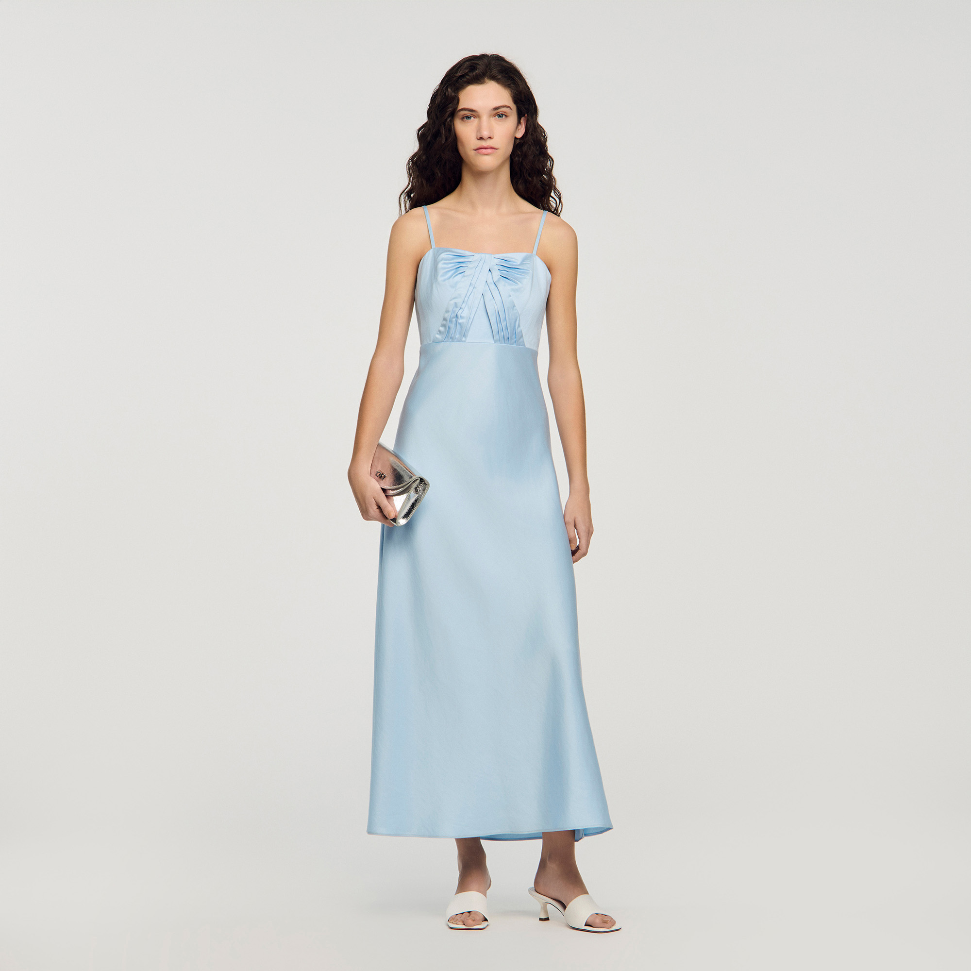 blue floral print bridesmaid dresses Leely Women Maxi Dress A Line Off the d296 mini Color:Sea Blue Womens Black Button Down