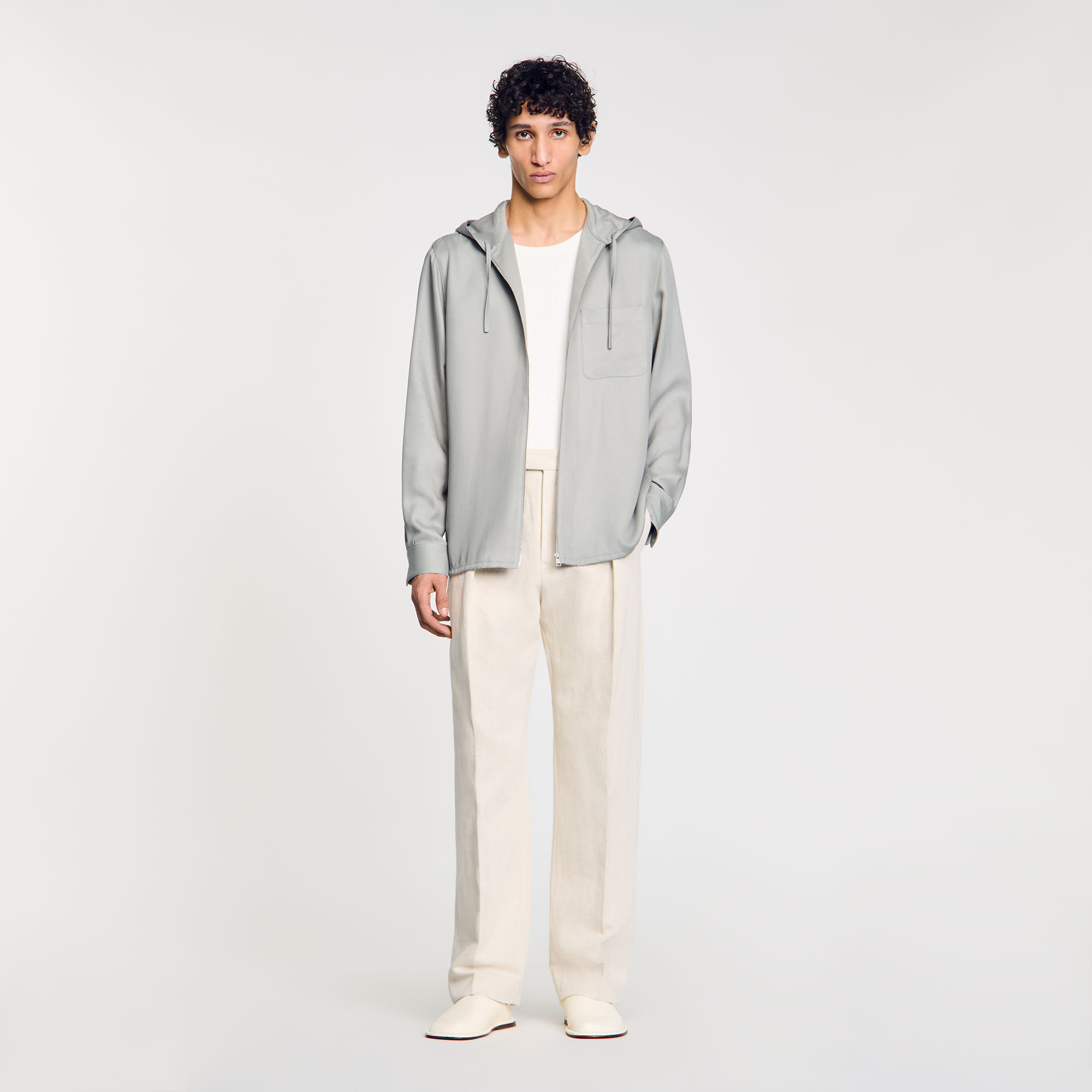 SANDRO ニットジャケット Sandro Oversized Jacket | Saks Fifth Avenue