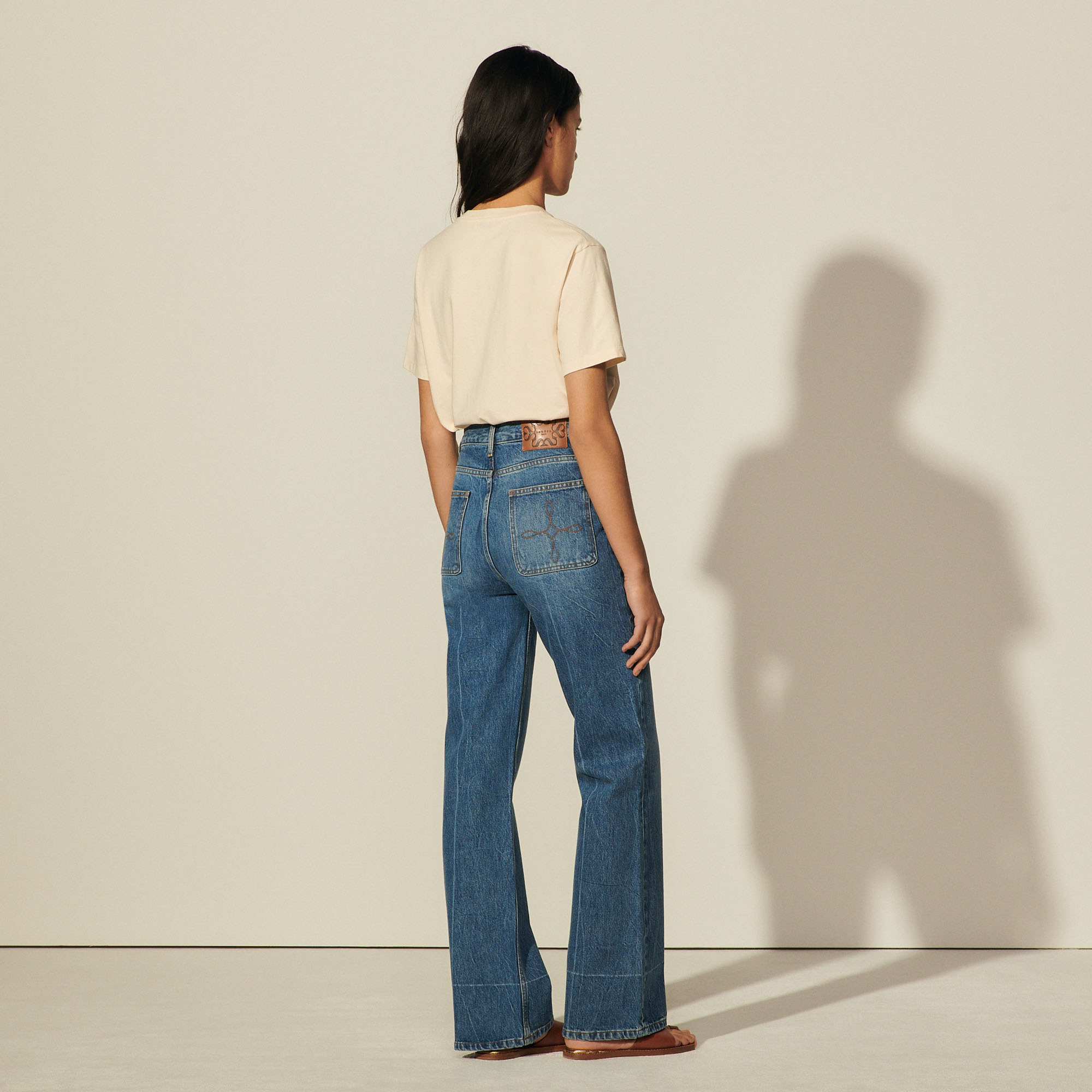 Faded jeans in organic cotton Jeans